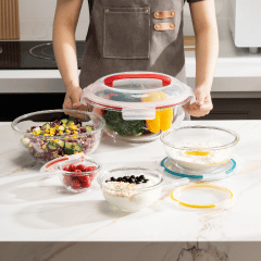 Mix & Store Glass Bowl Set