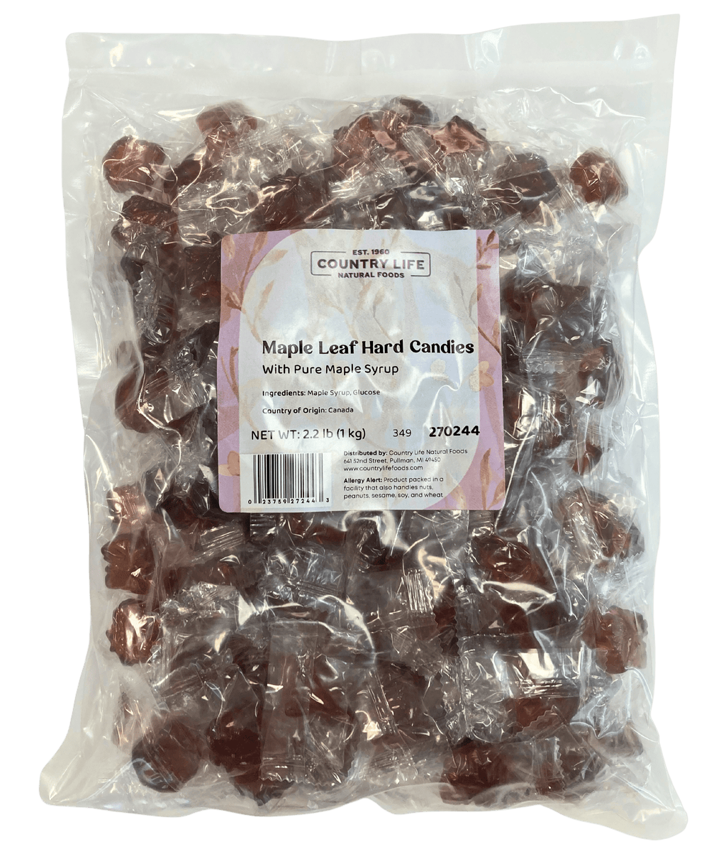 Maple Leaf Hard Candies, Individually Wrapped