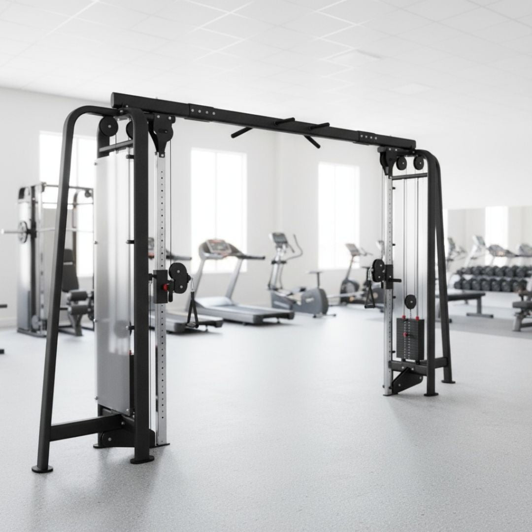 Standard Cable Crossover Machine with Pull-Up Bar | Muscle D Fitness