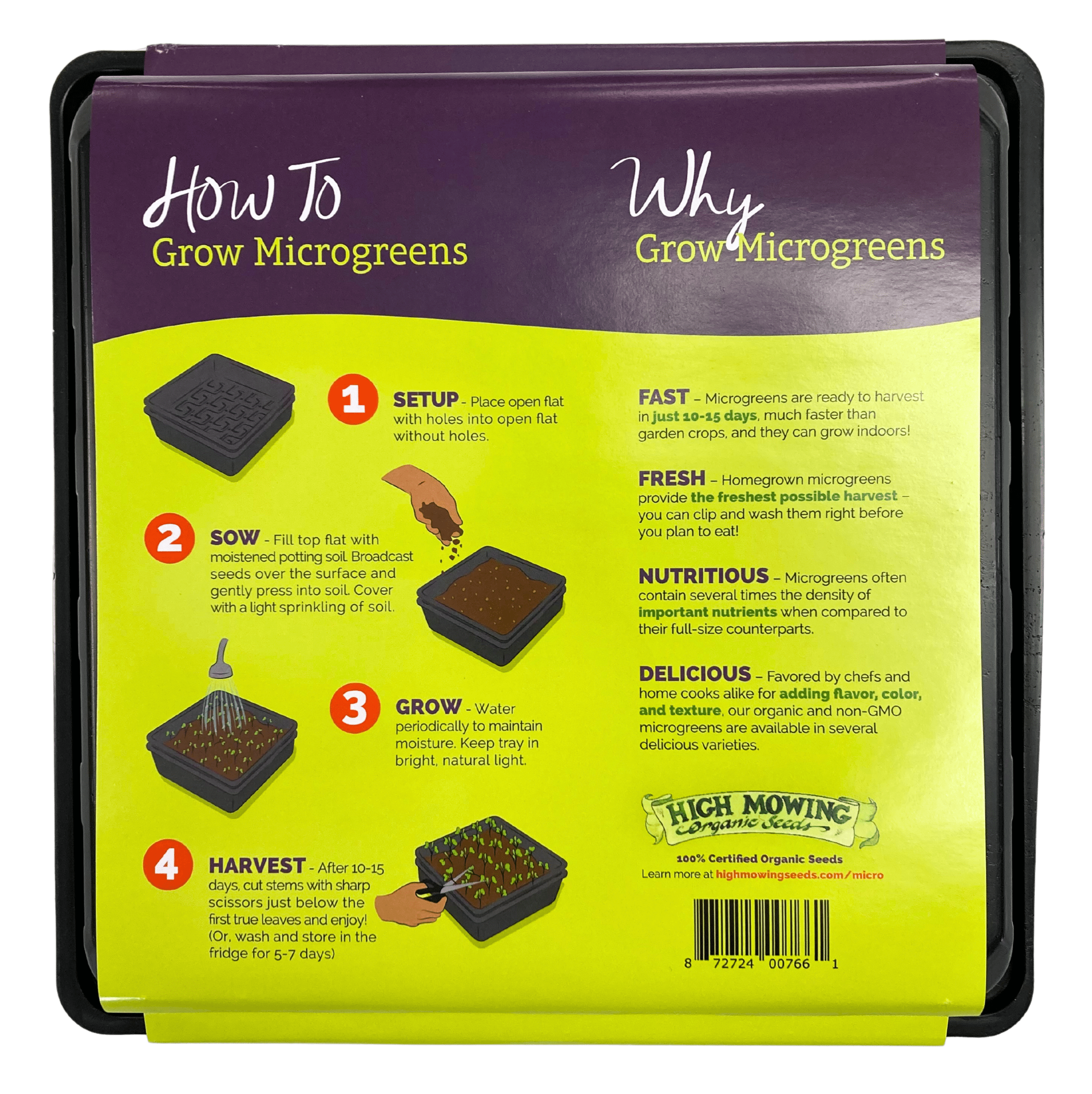 Microgreens Flats - Growing Trays