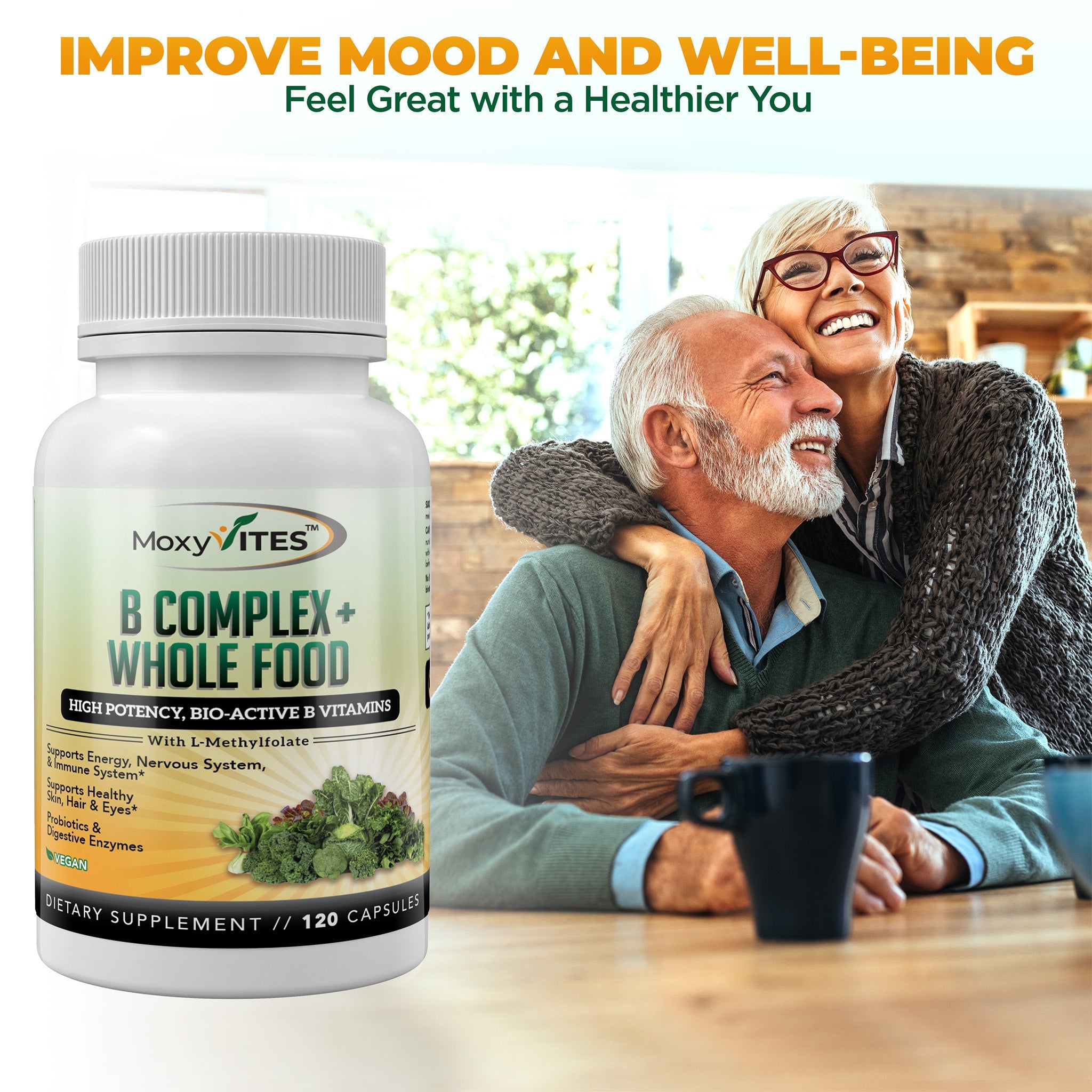 Vitamin B Complex with Whole Food