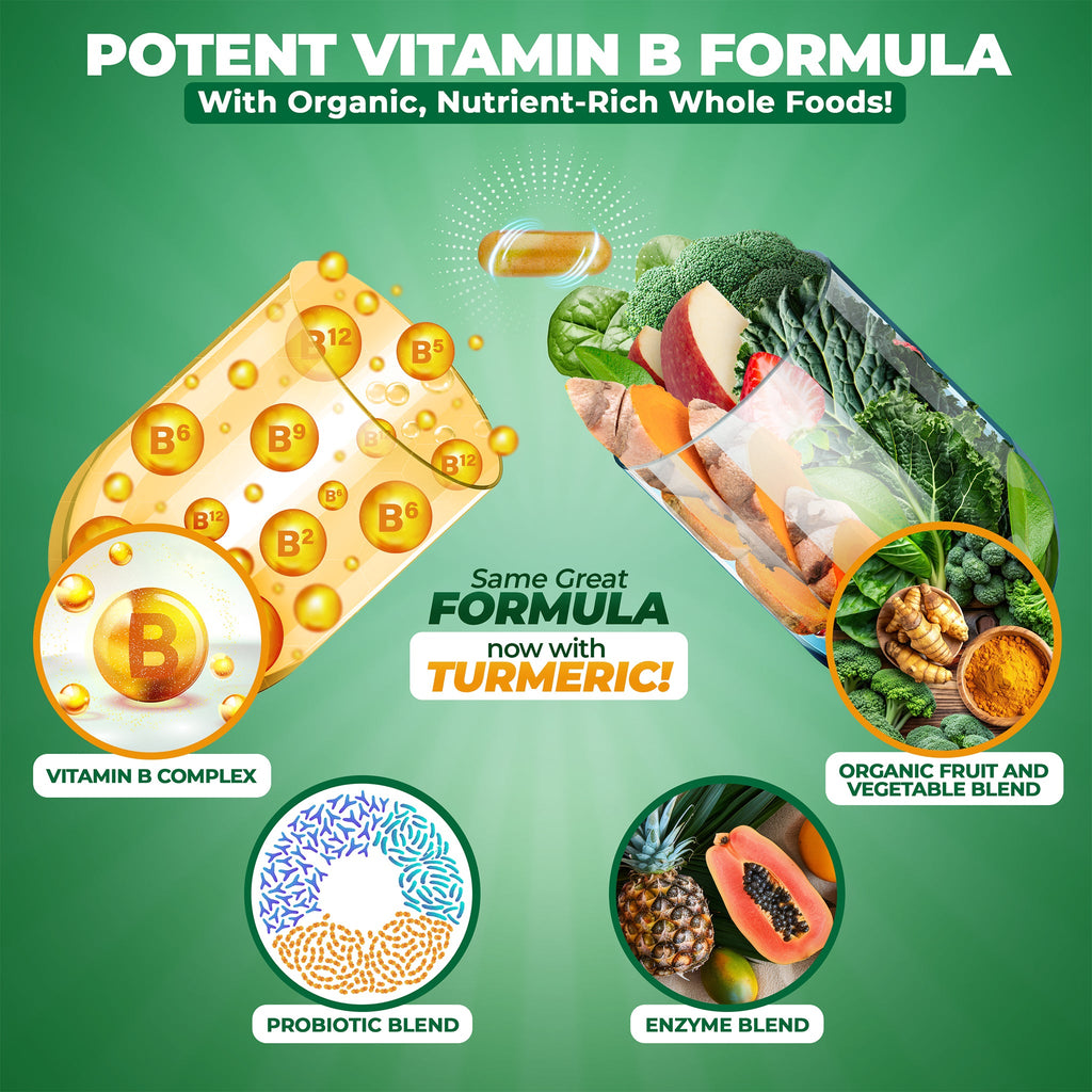 Vitamin B Complex with Whole Food