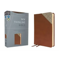 Niv, Thinline Bible, Leathersoft, Brown, Red Letter, Comfort Print
