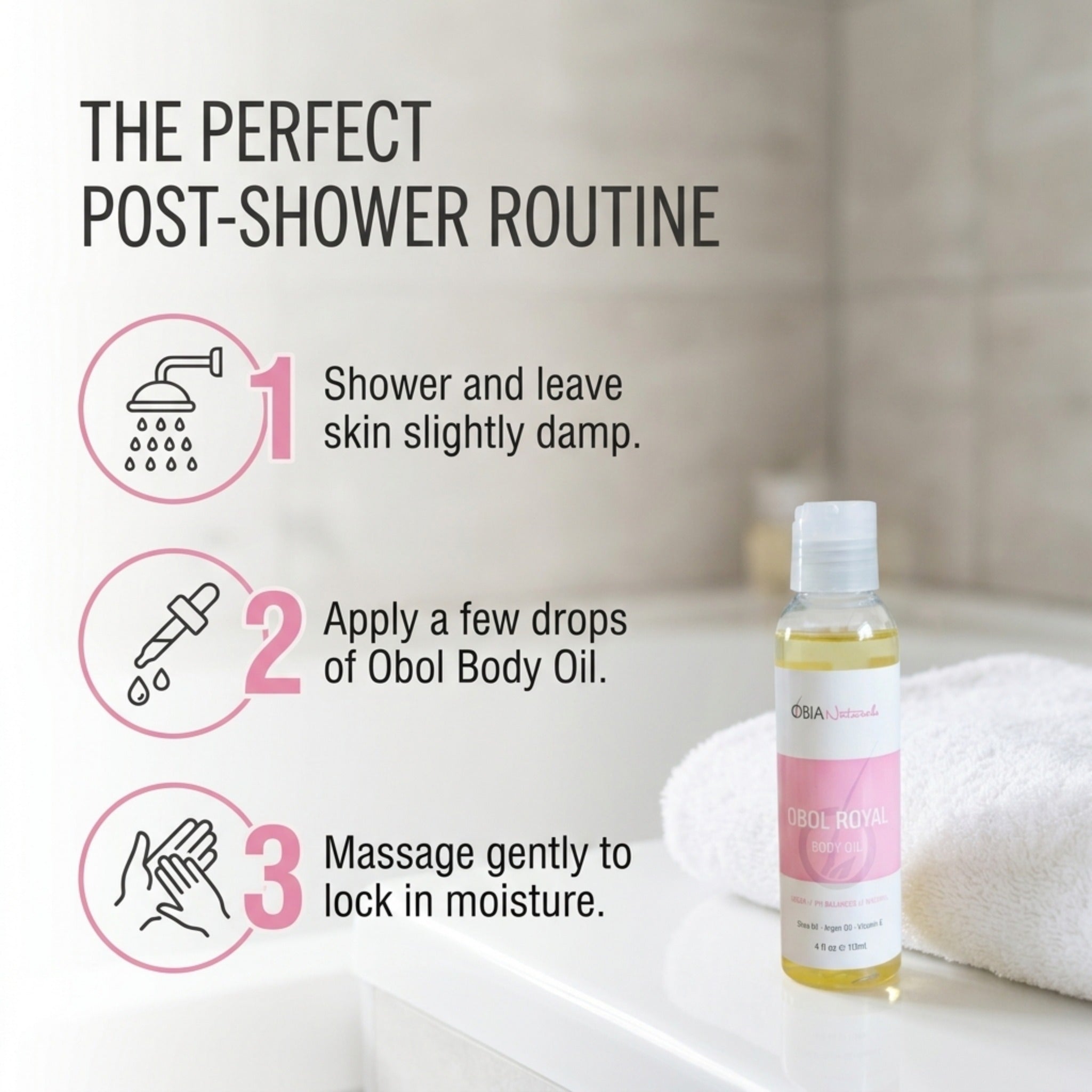 OBOL Royal Body Oil — Luxury Vegan Argan Body Oil