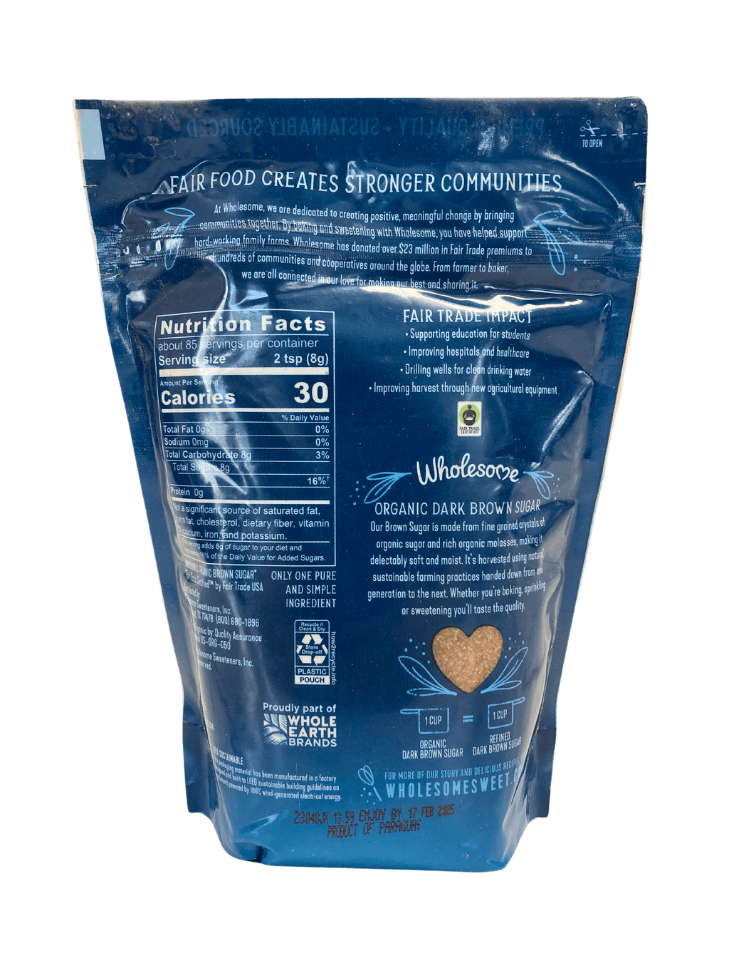 Brown Sugar, Dark, Organic