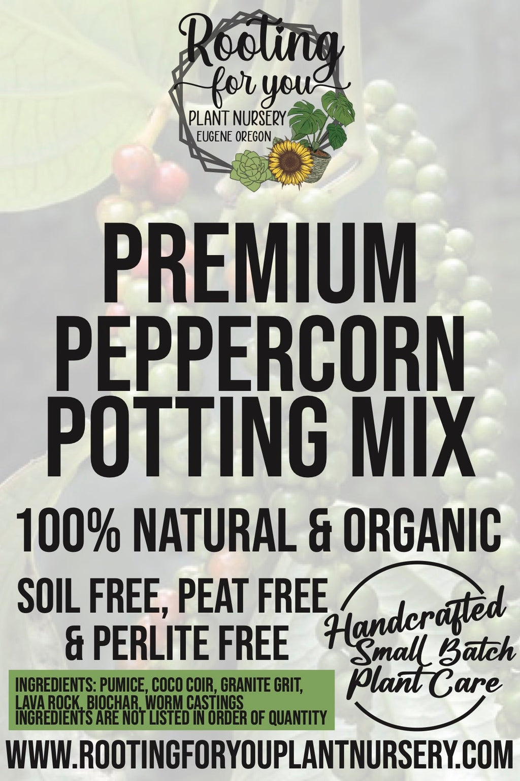 Peppercorn Plant Premium Potting Mix