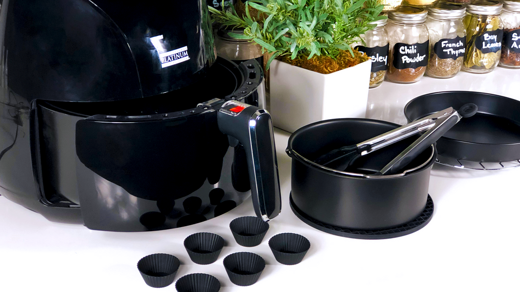 Platinum 6 Quart Large Air Fryer — Healthier Cooking, Family-Sized Convenience