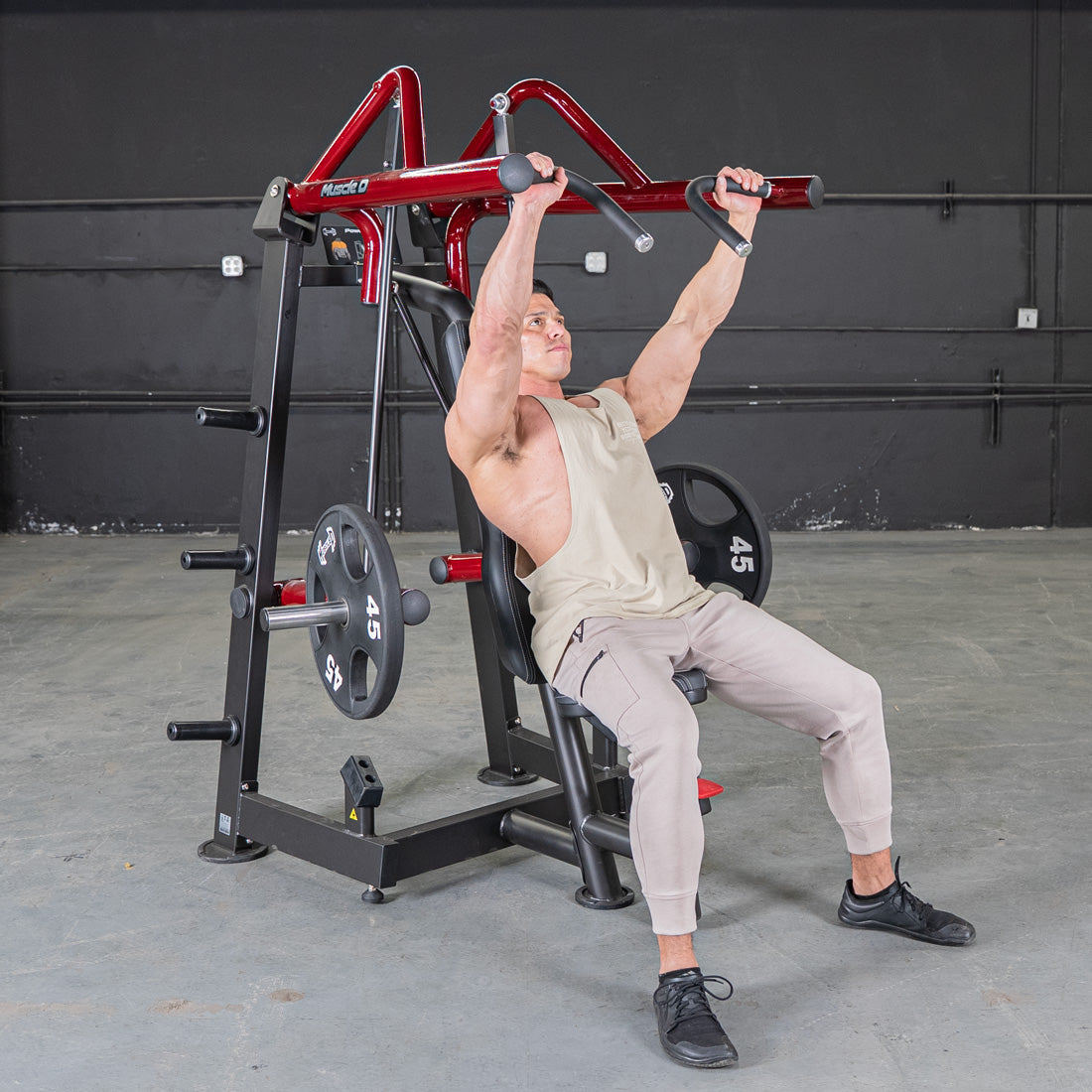 Power Leverage V2 Incline Chest Press - Muscle D Fitness