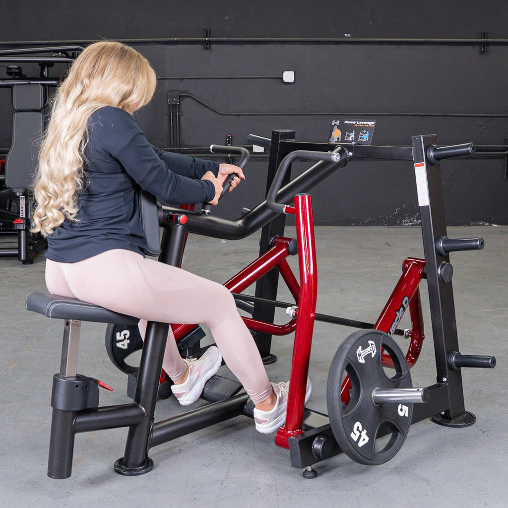 Power Leverage V2 Dual Hinge Seated Row | Muscle D Fitness