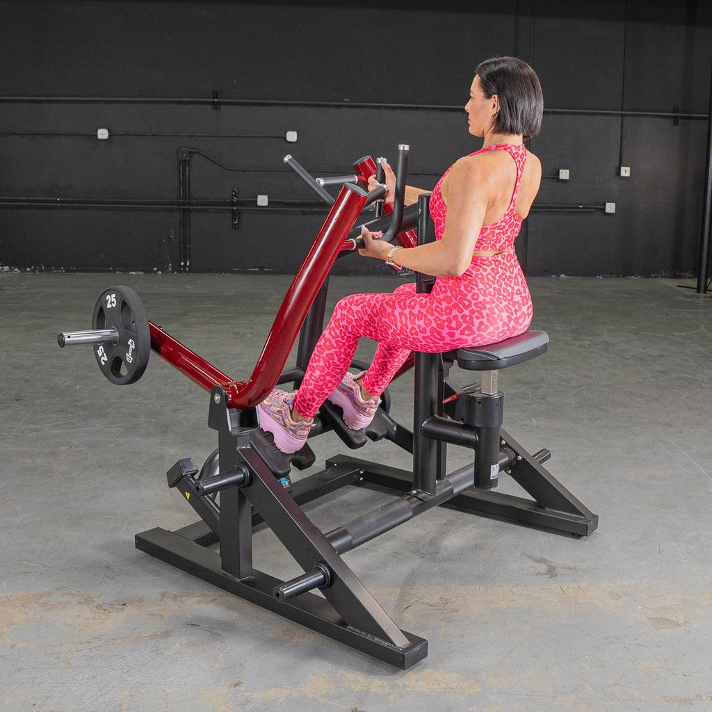 Power Leverage V2  Iso Lateral Seated Row - Muscle D Fitness