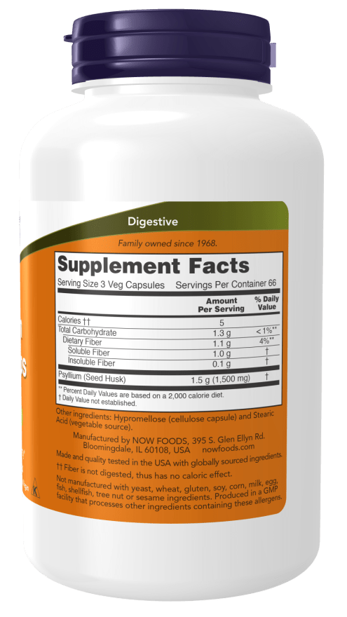 Psyllium Husk Caps 500mg