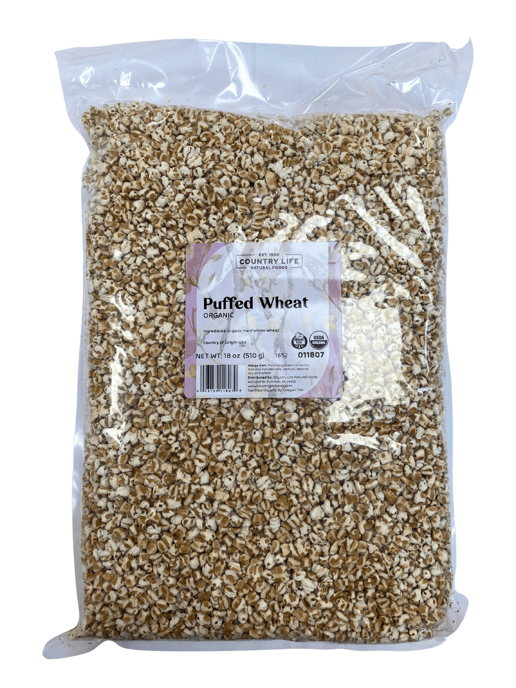 Puffed Wheat, Organic