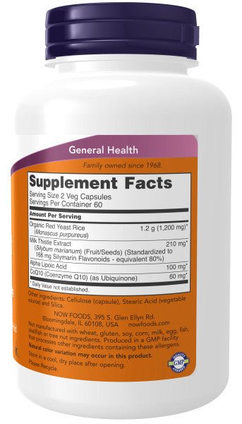 Red Yeast Rice 600mg with CoQ10 30mg