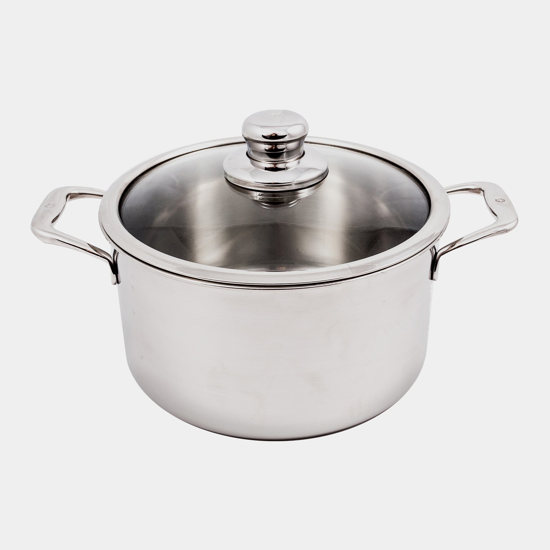 Premium Clad 6.7 qt Dutch Oven with Glass Lid - Induction