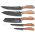 Damascus 5-Piece Knife Set