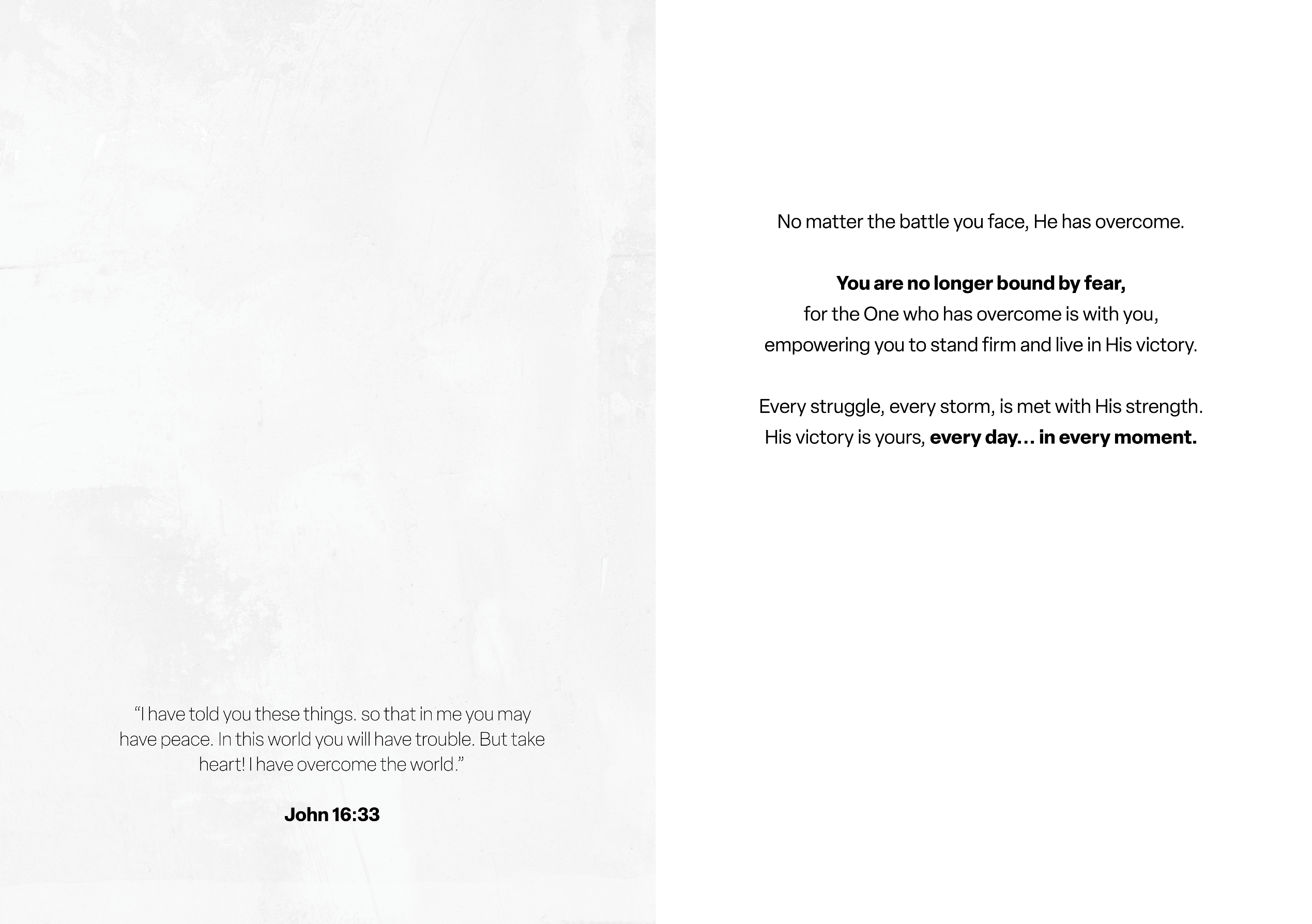 'I Have Overcome' Easter Greeting Card