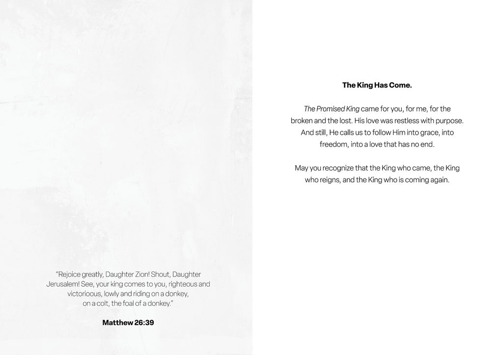 The Promised King  Easter Greeting Card