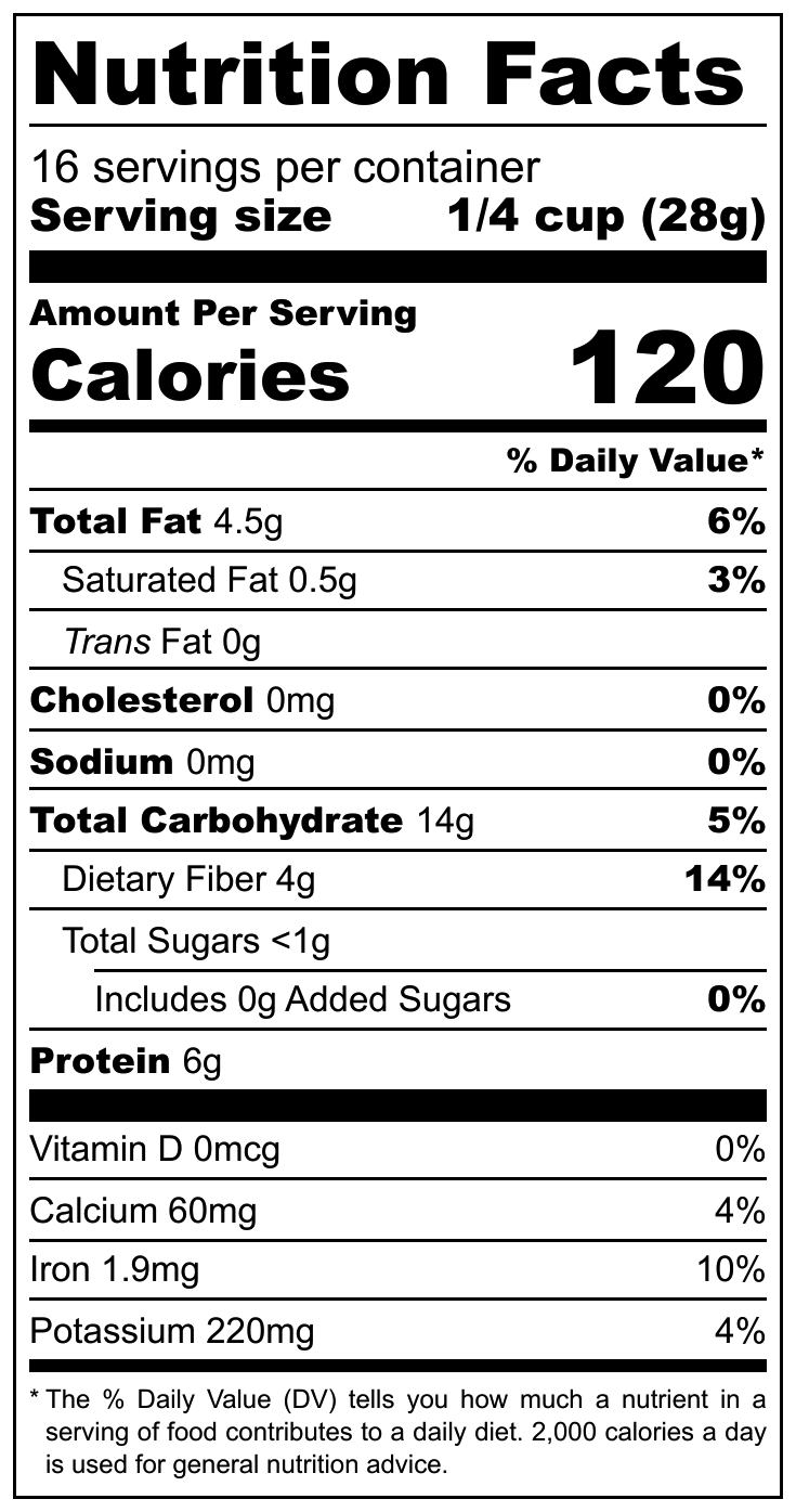 Sesame Oatburger Mix