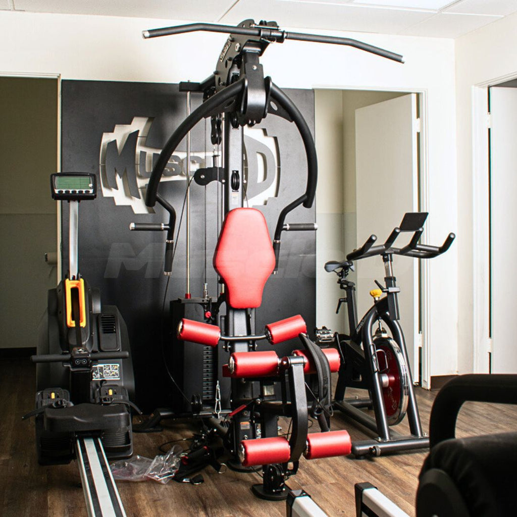 Muscle D Fitness Compact Single-Stack Multi-Gym | Full Body, Space-Saving