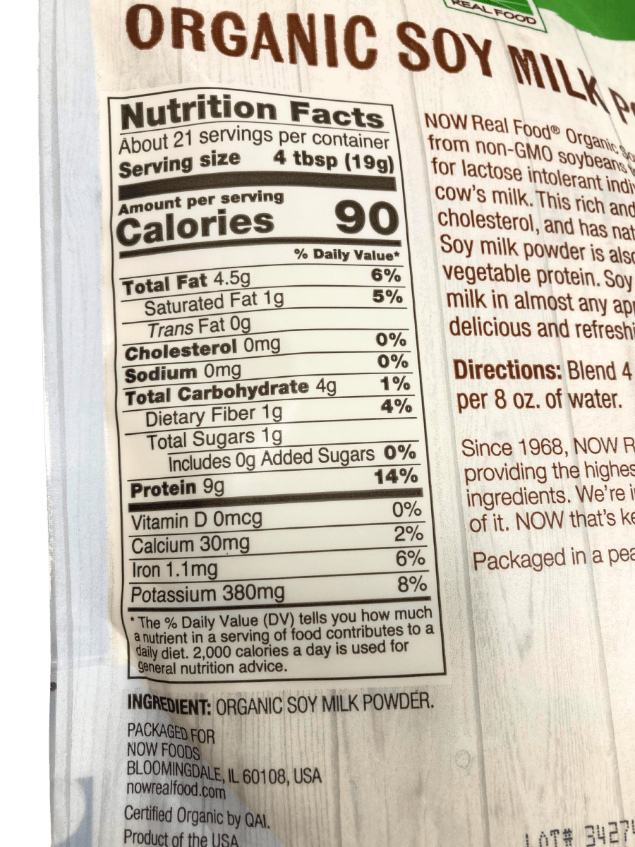 Soy Milk Powder, Organic