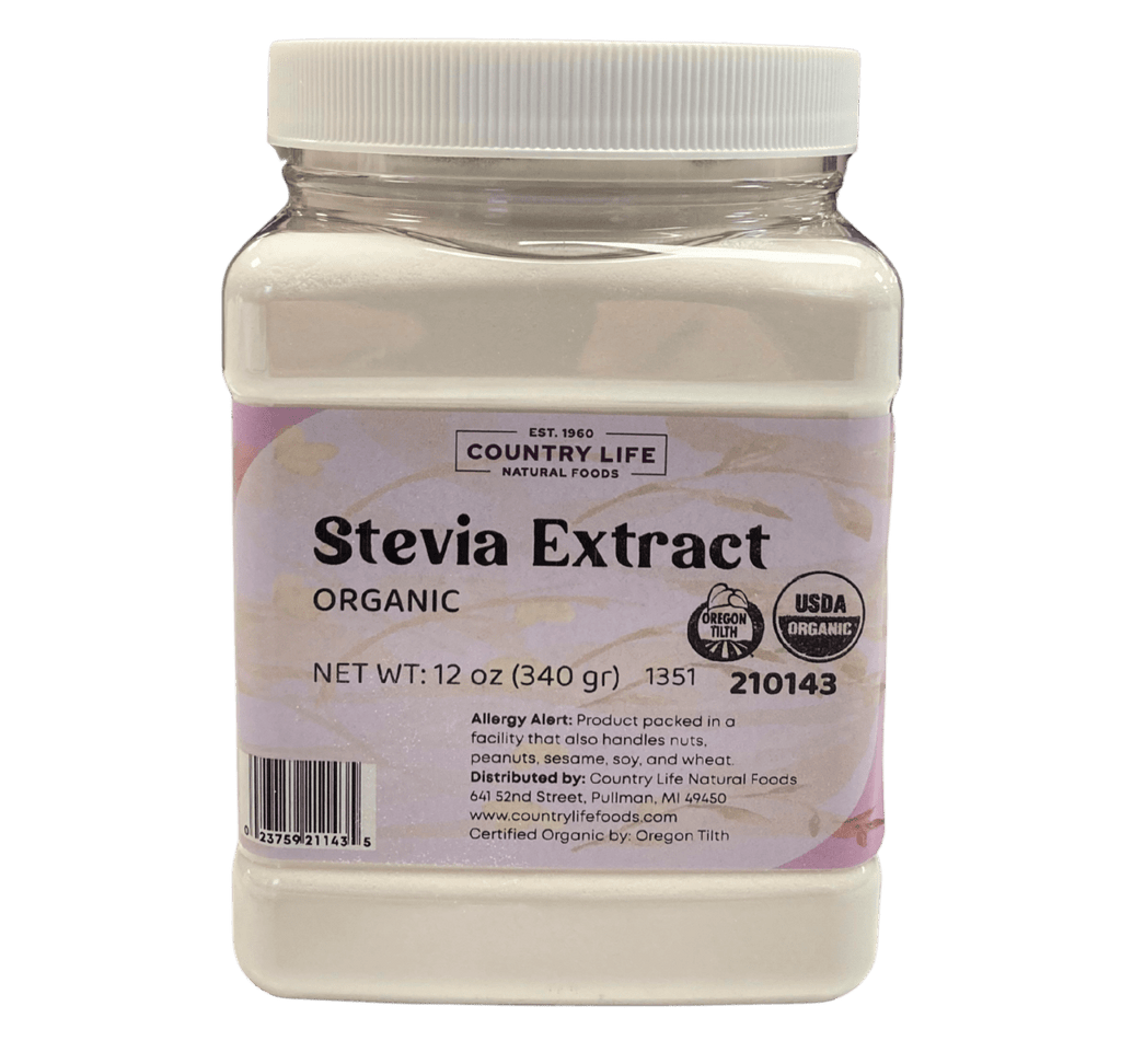 Stevia Extract Powder, White, Organic