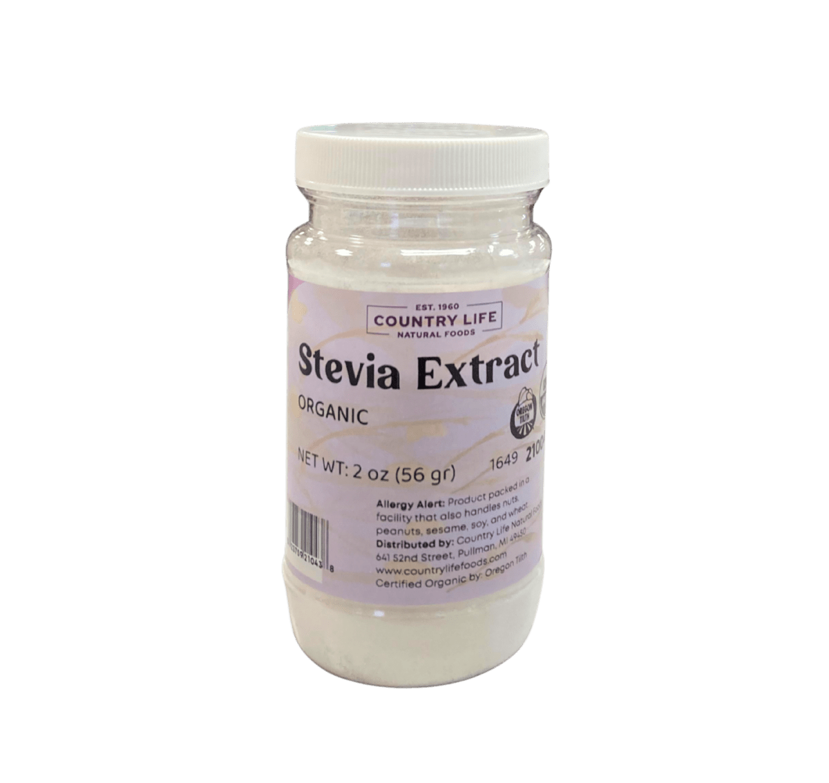 Stevia Extract Powder, White, Organic