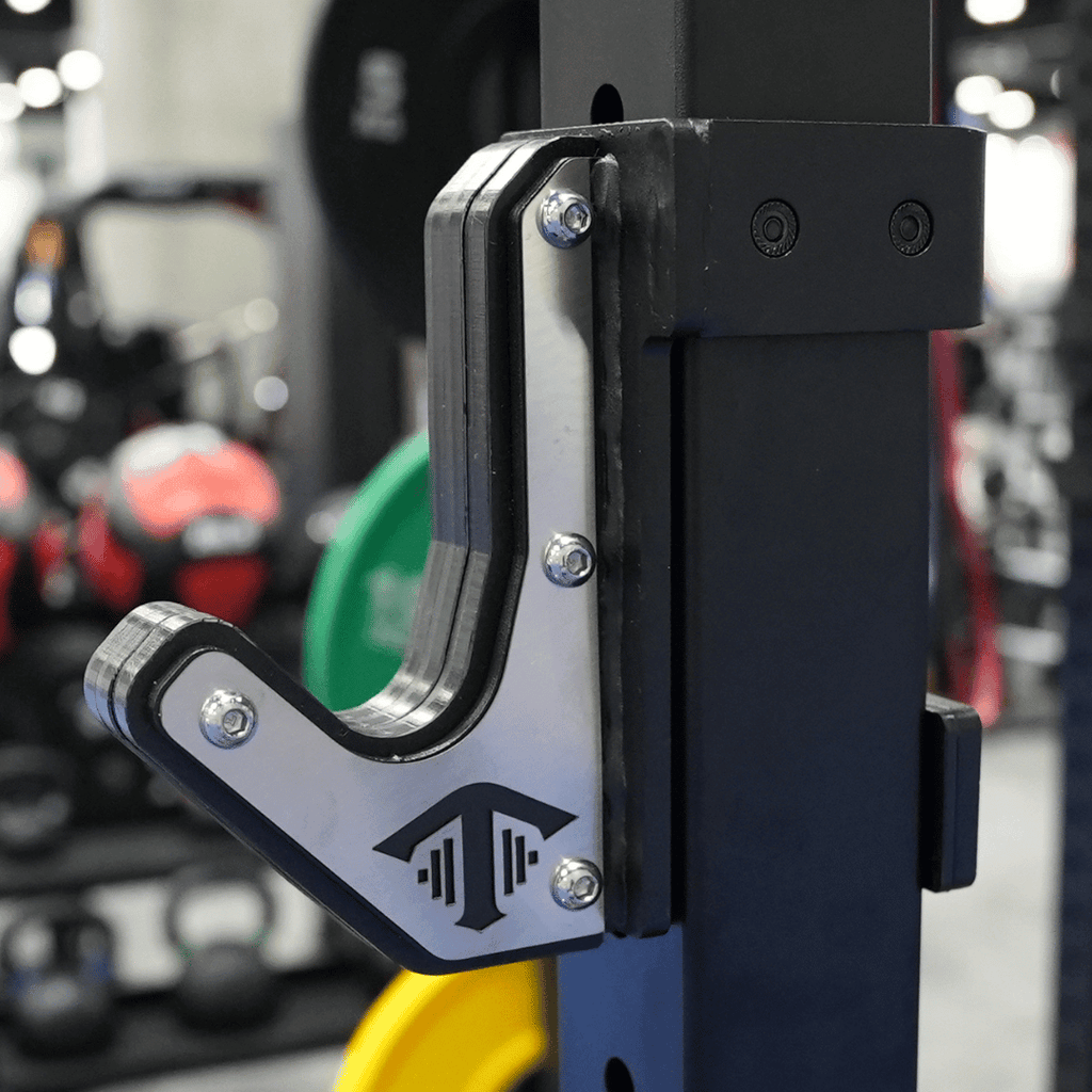 TGrip Commercial 20' Wall Mount Rig - 3x3 Steel - Functional Multi-Grip Pull-Up - Sandwich Style J-Hooks