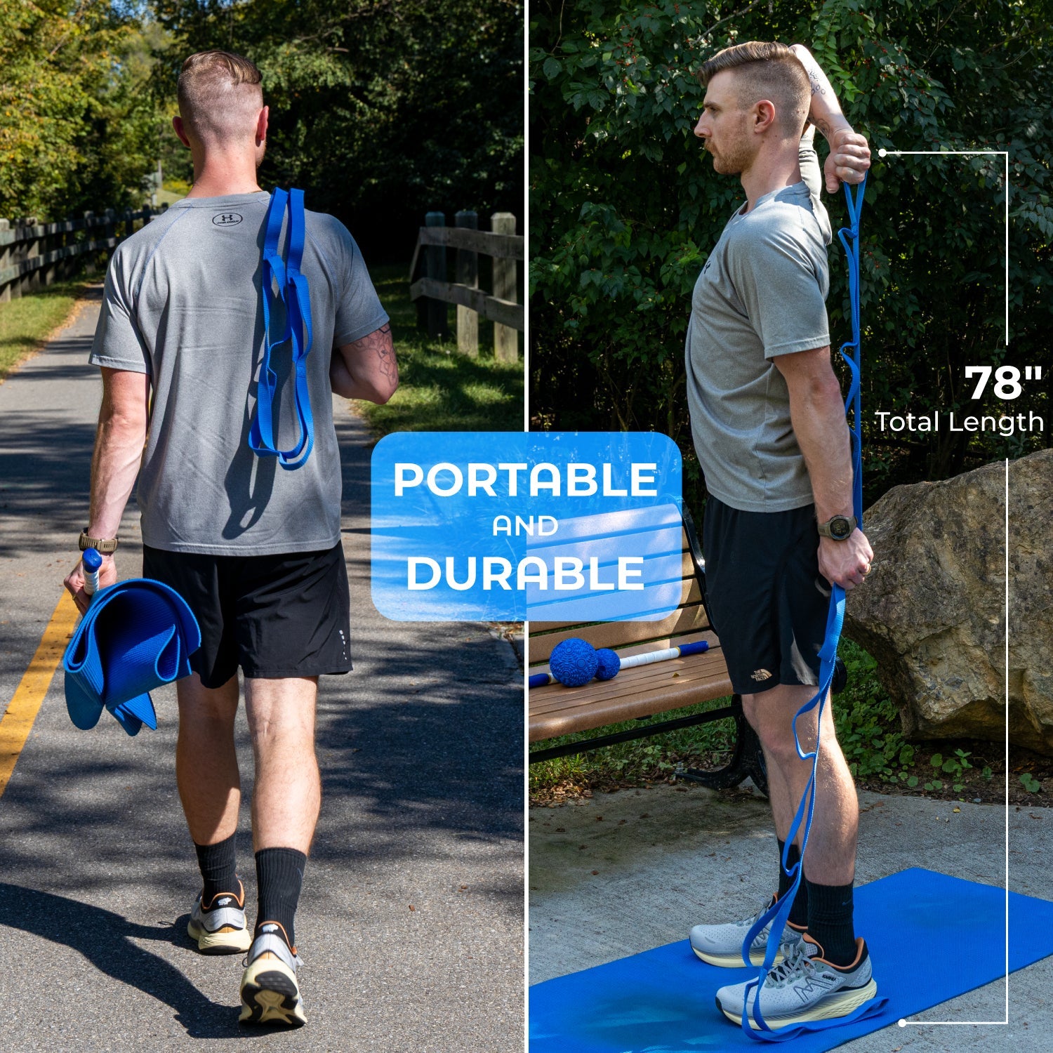 The Stretch Strap - Blue