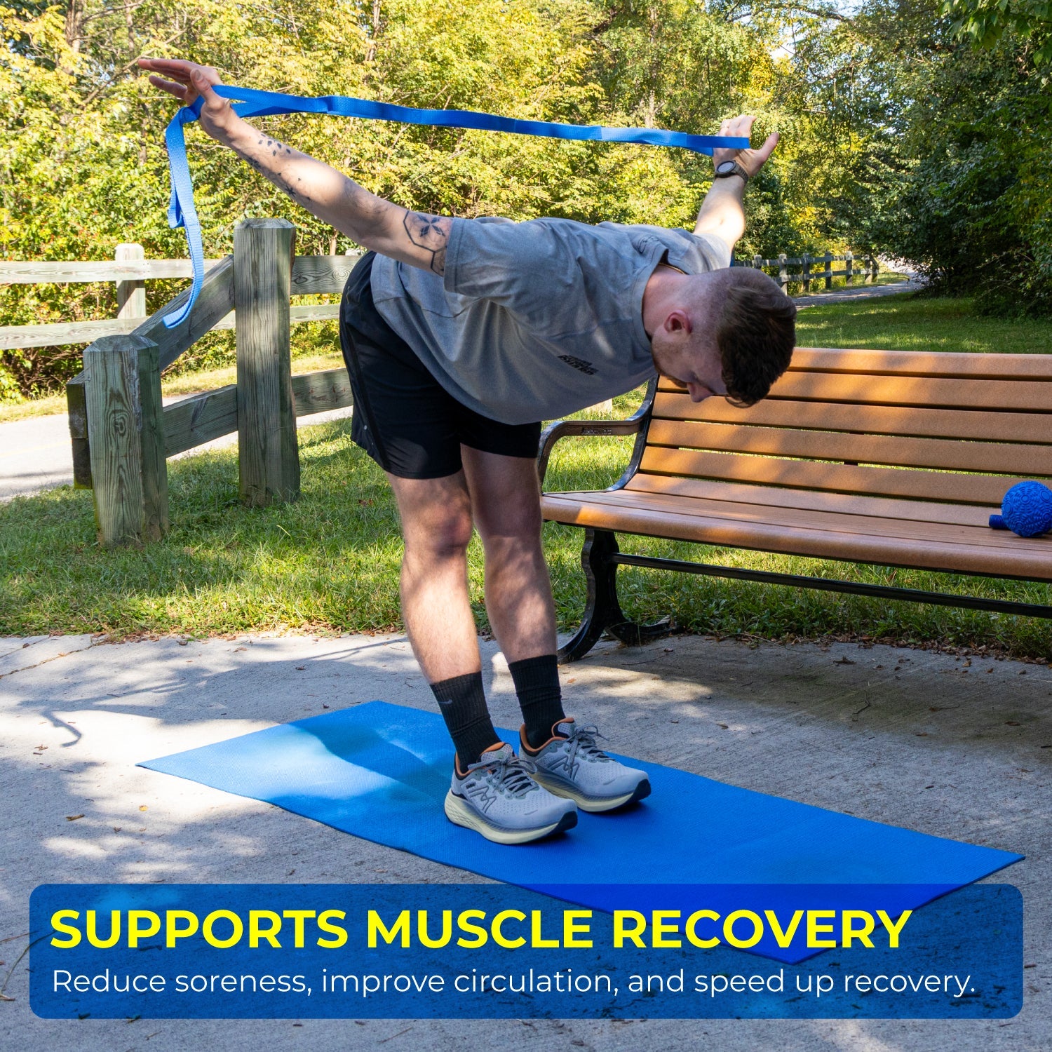 The Stretch Strap - Blue