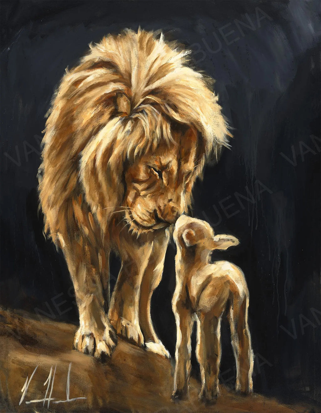 The Heart of God (Black Background)