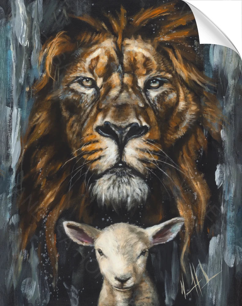 Lion and The Lamb Passover - Sticker
