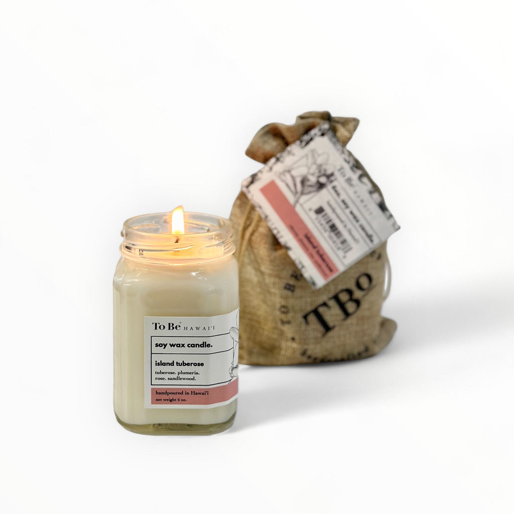 Island Tuberose Soy Wax Candle