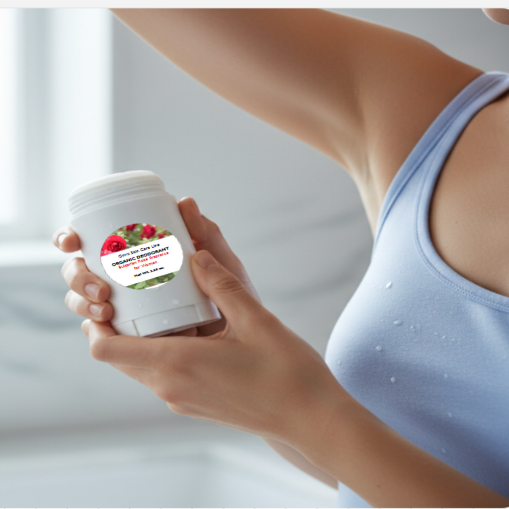 ORGANIC DEODORANT- BULGARIAN ROSE FRAGRANCE - FOR WOMEN