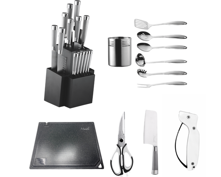 28-Pieces Complete Knife Set — Messerstahl