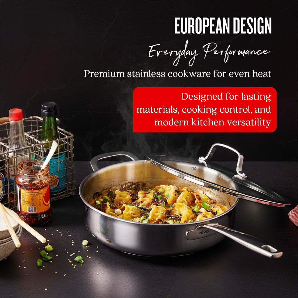 Sauté Pan with Lid — 4-Qt.