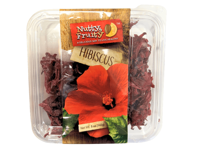 Hibiscus Flowers, Dried, Sugar Sweetened