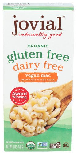 Mac, Vegan, Gluten-Free, Organic, Jovial