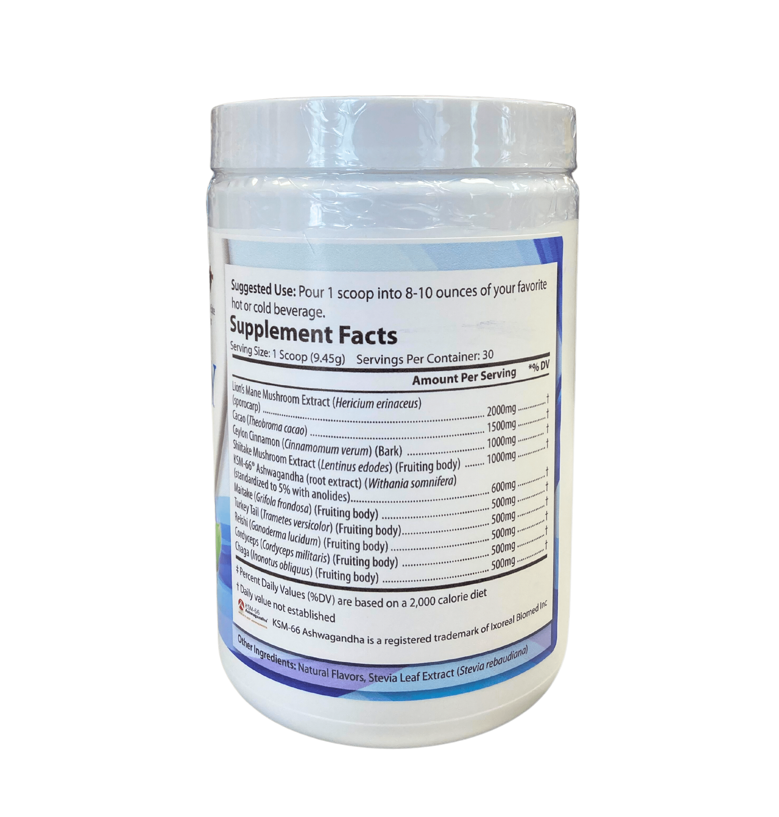 Vitality Mushroom SuperBlend Powder with Ashwagandha