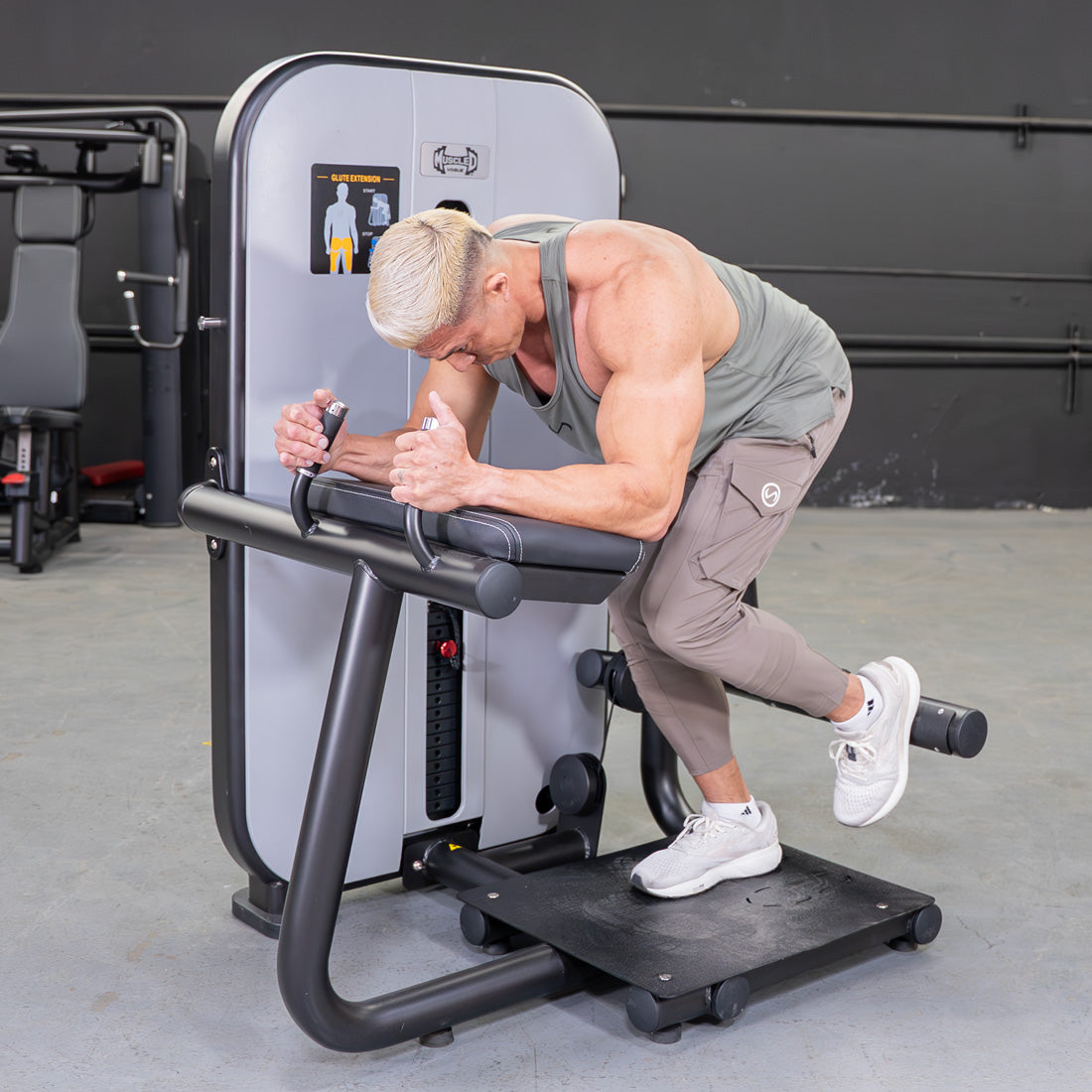 Vogue Glute Extension Machine | Muscle D Fitness Commercial Gym