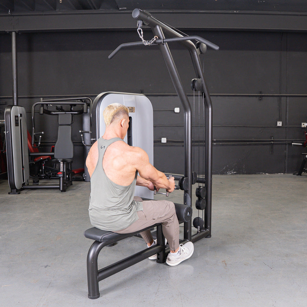 Vogue Lat Pulldown Low Row Combo | Commercial Grade | Muscle D