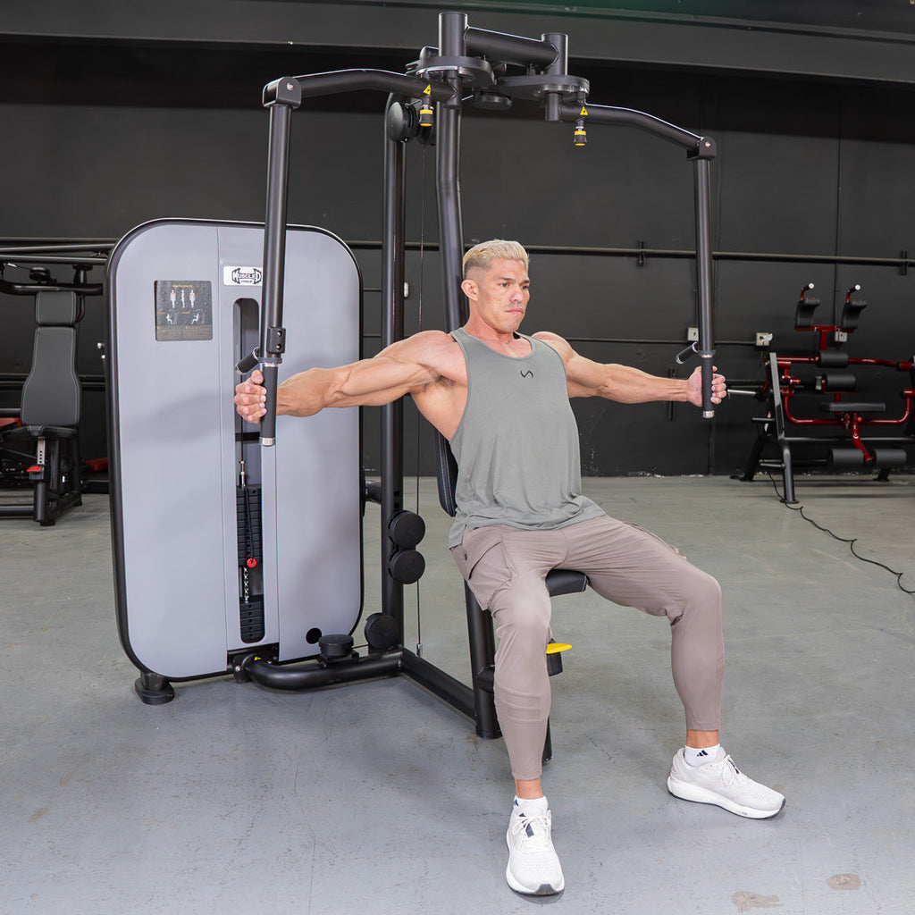 Vogue Pec Deck Rear Delt Machine | Muscle D Fitness Commercial Gym