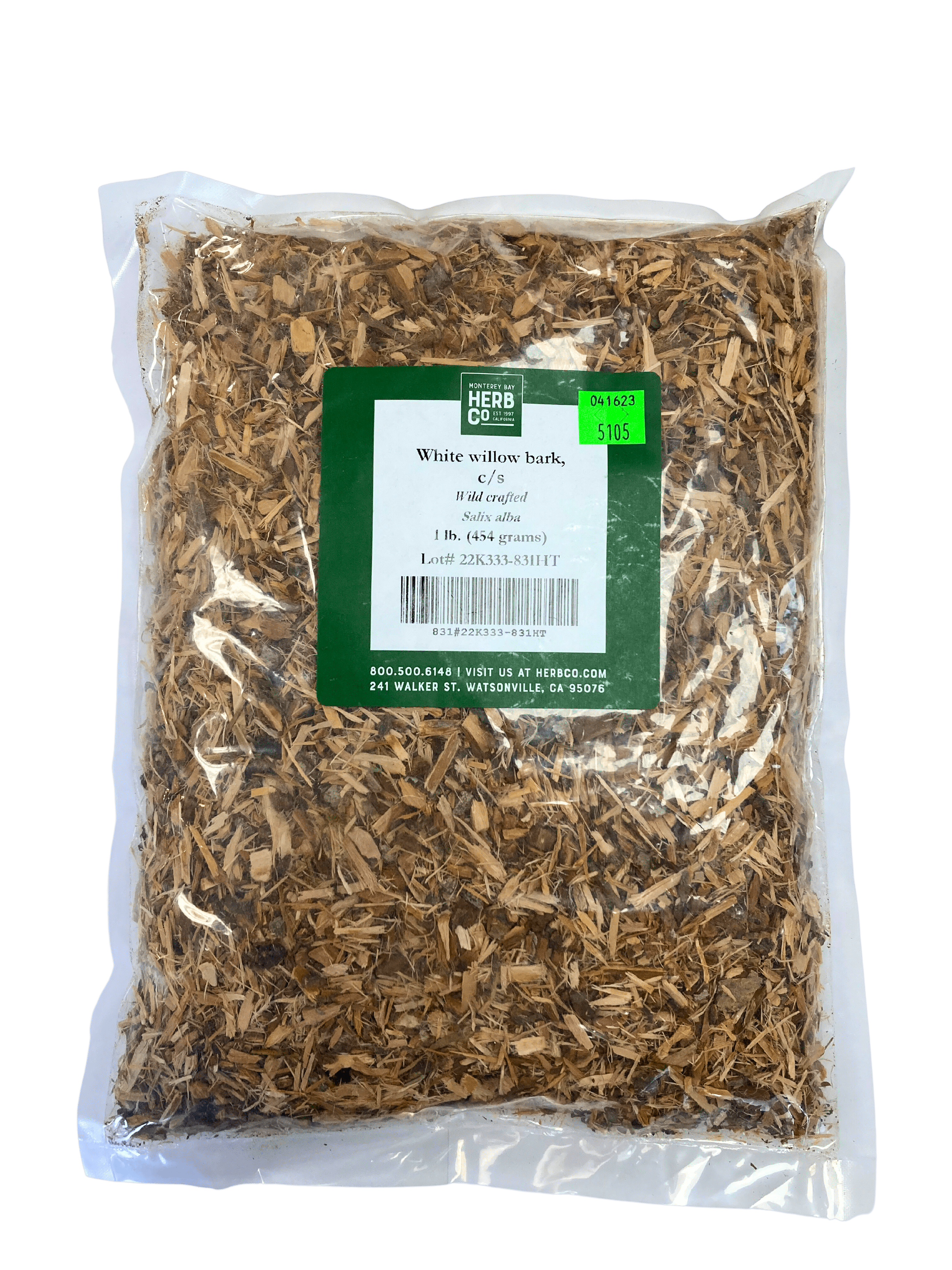 White Willow Bark, Cut, Sifted