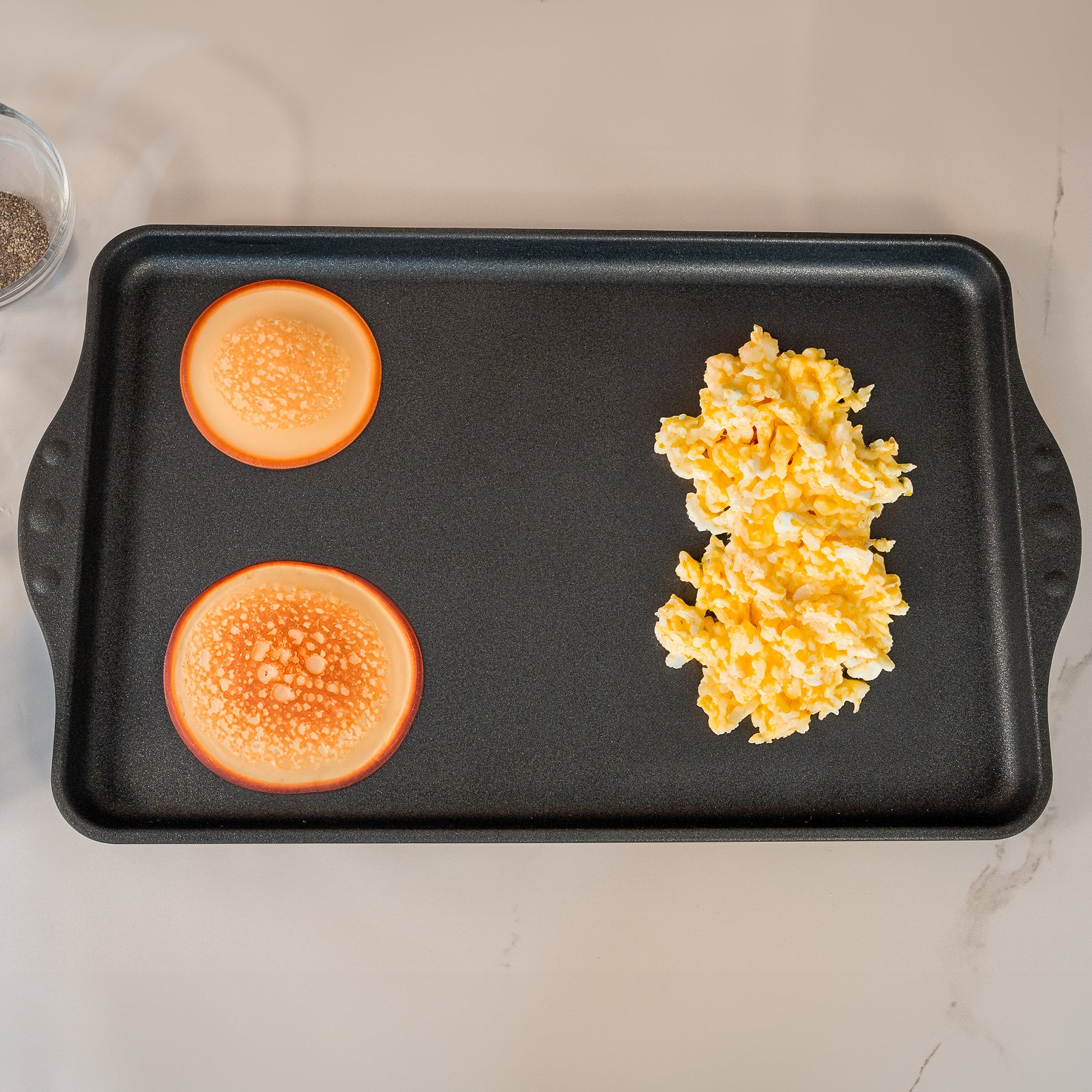 XD Nonstick 17" x 11" Double-Burner Griddle | Made in Switzerland