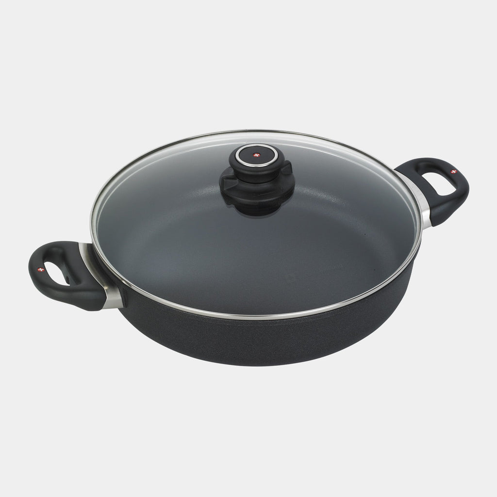 XD Nonstick Sauteuse with Glass Lid | Made in Switzerland