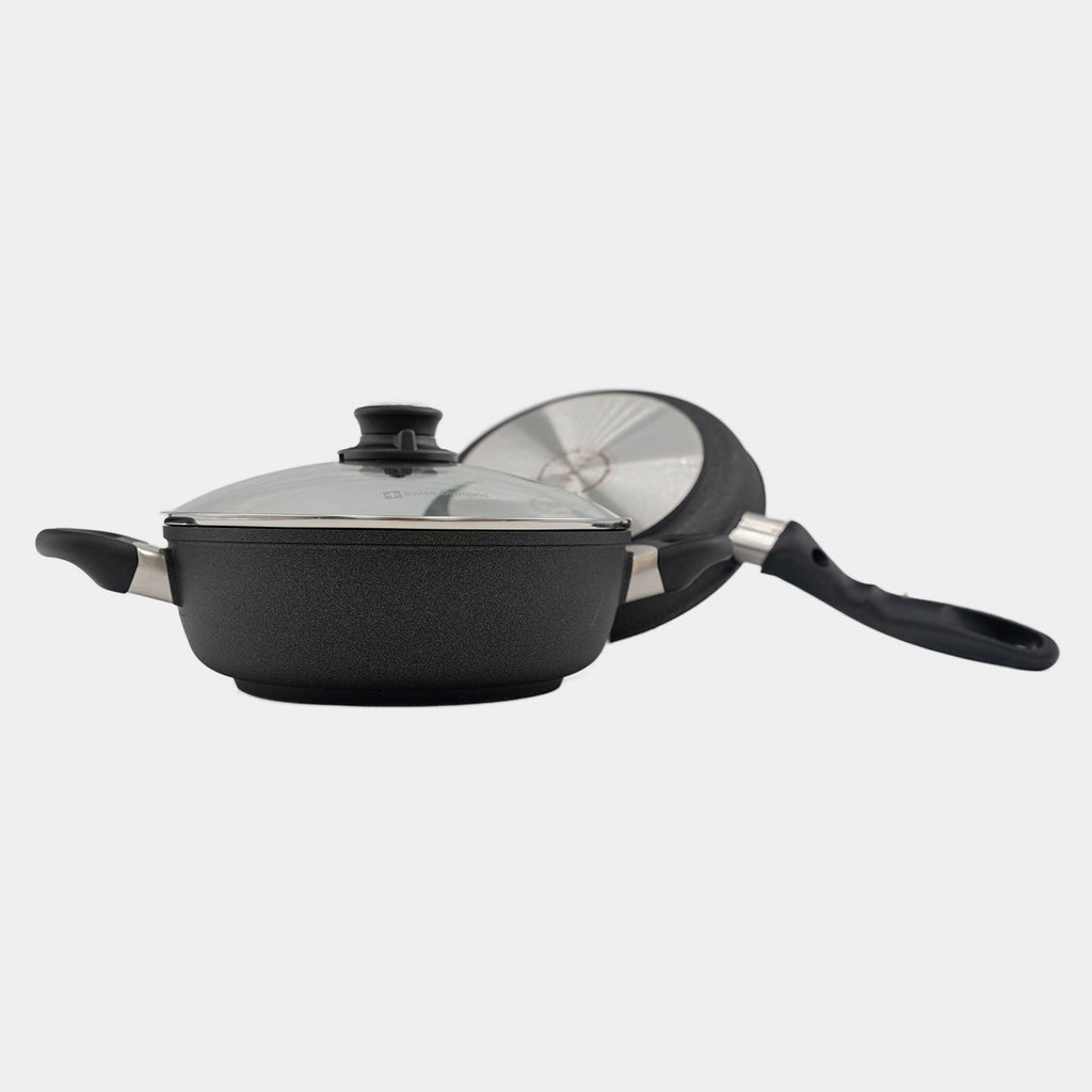 XD Nonstick 3-Piece Set - Fry Pan & Casserole - Induction