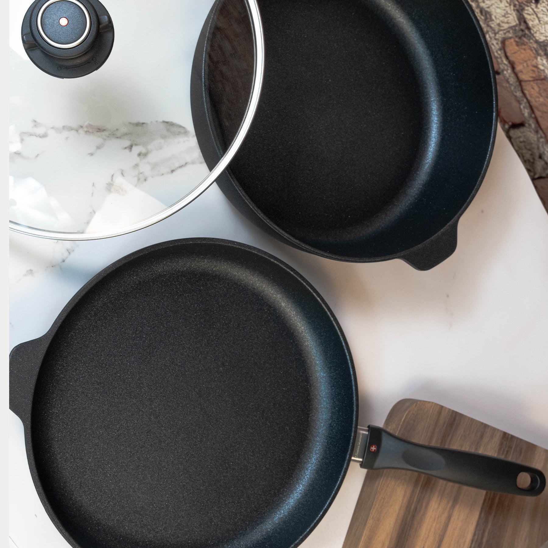 XD Nonstick 3-Piece Set - Fry Pan & Saute Pan