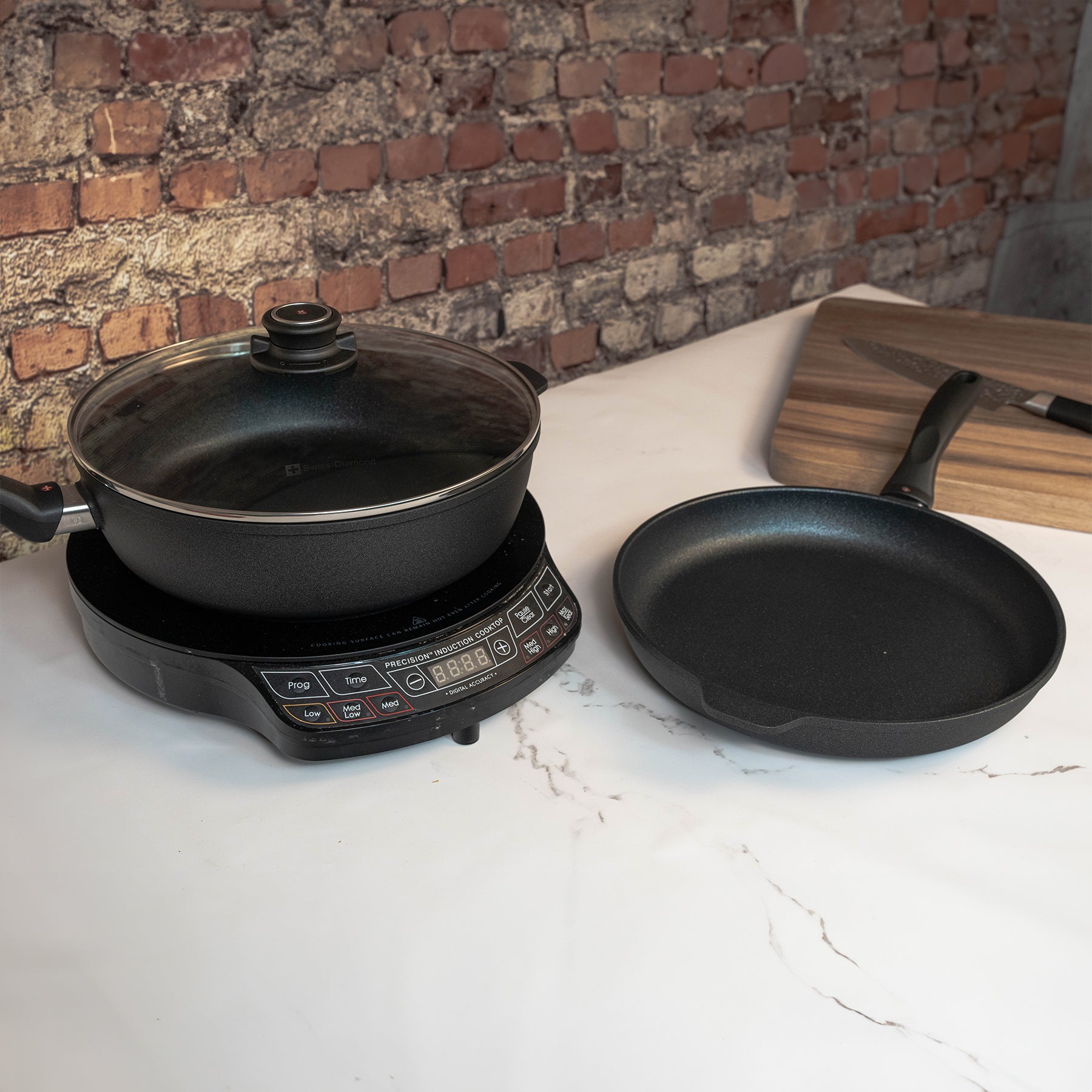 XD Nonstick 3-Piece Set - Fry Pan & Saute Pan - Induction