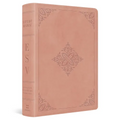 ESV Study Bible, Personal Size (Trutone, Blush Rose, Fleur-De-Lis Design)