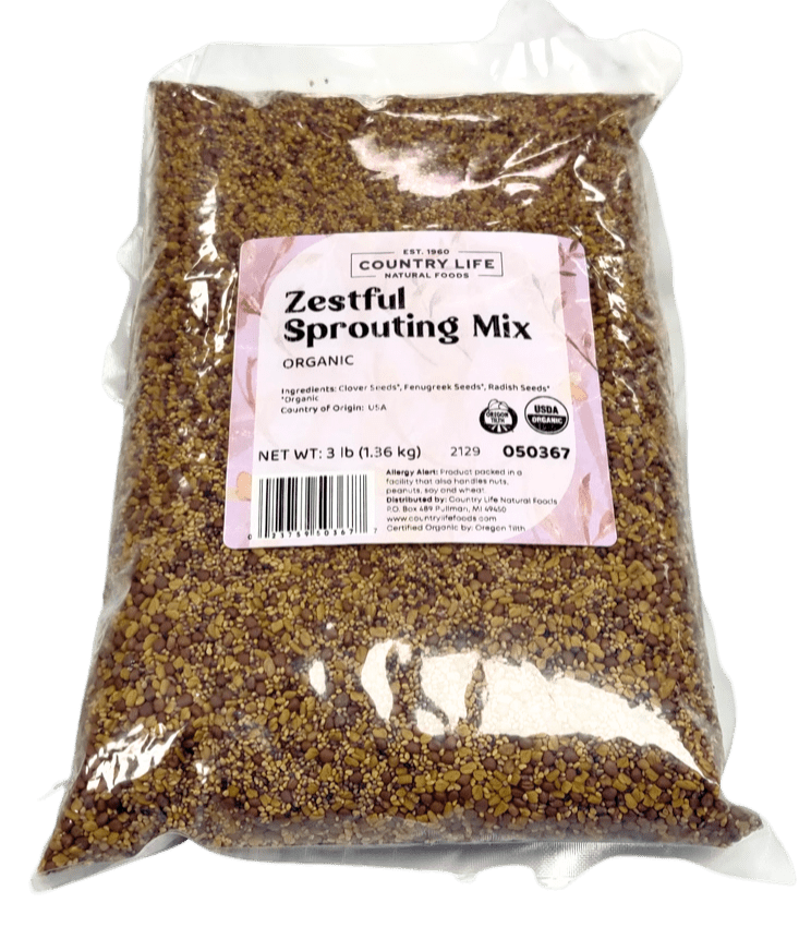 Zestful Sprouting Mix, Organic