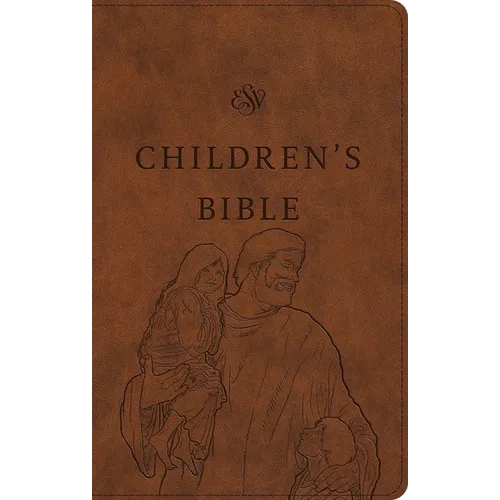 ESV Children's Bible (Trutone, Brown, Let the Children Come Design)
